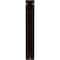 Ekena Millwork Galveston Wrought Iron Bracket, (Triple center brace), Antiqued Copper 2"W x 10"D x 12"H BKTM02X10X12TGLACO - alternate 4